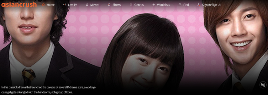 AsianCrush free Korean drama website