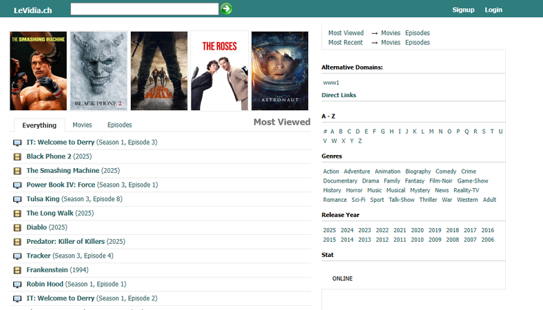 Flixtor alternative Levidia