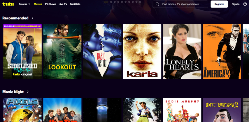 Flixtor alternative Tubi TVs