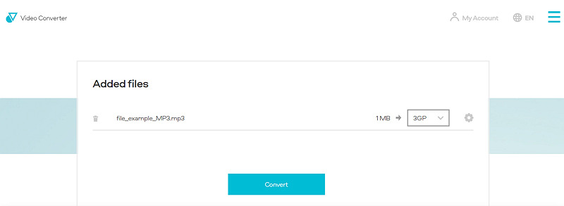 MP3 to 3GP Video Converter