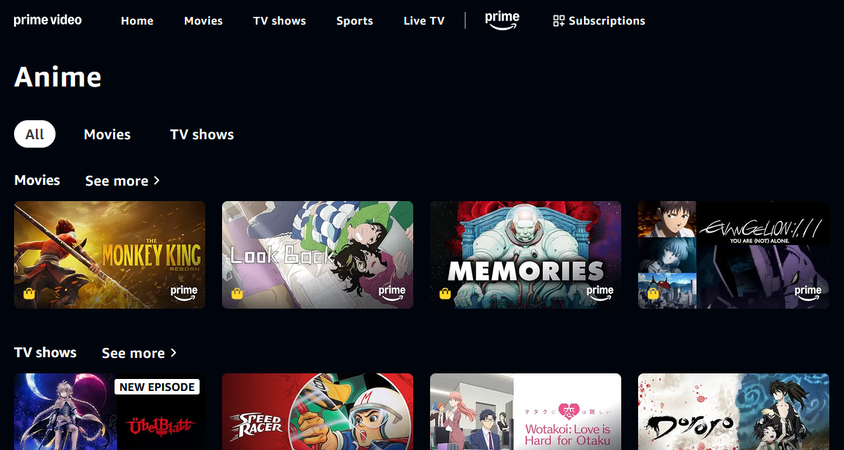 Prime Video HiAnime alternative
