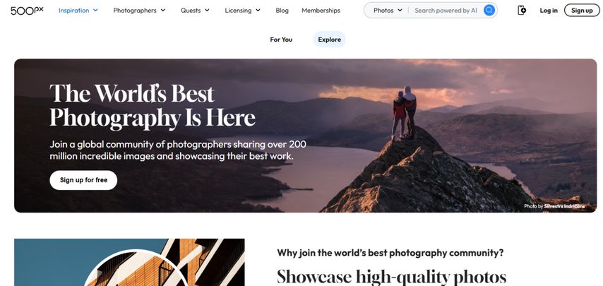 500px Imgur alternative