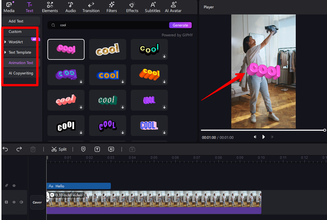 adding-animation-text-video-ootd