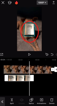Adjusting the picture to a video on CapCut