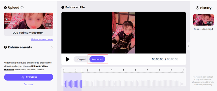 analyze and enhance audio or video with ai