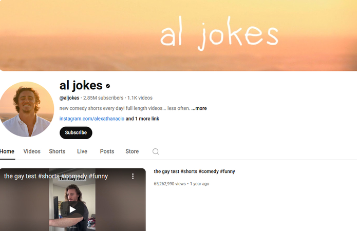 AI Jokes funny YouTube channel