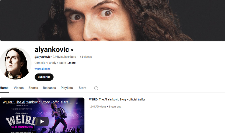 Alyankovic funny YouTube channel