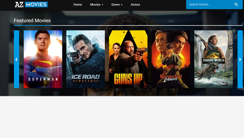 AZMovies movie website