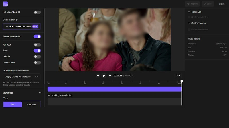 BlurMe Face Blur App Video
