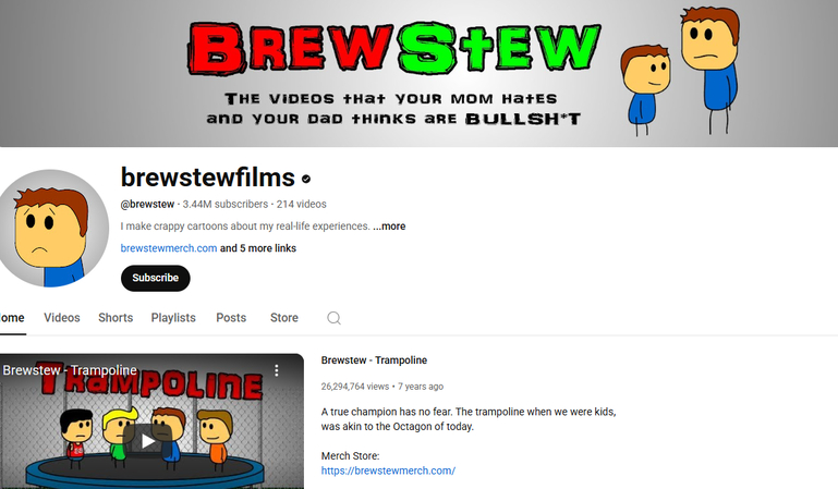 Brestewfilms funny YouTube channel
