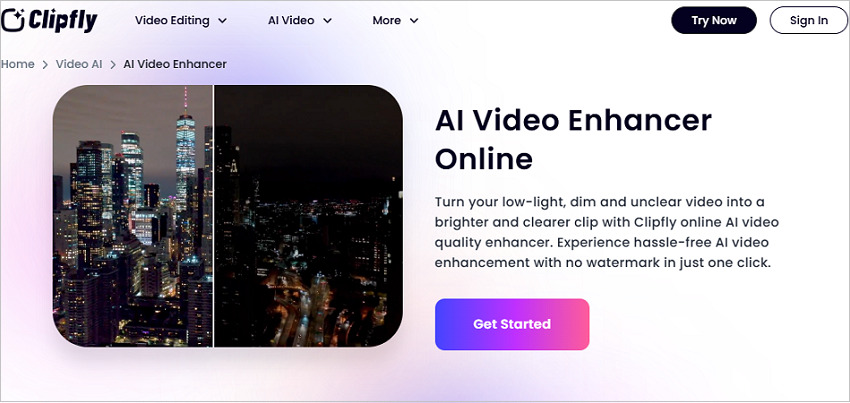 deblur video online with clipfly