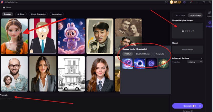 Customizing the Discord avatar in Image-to-Image generation
