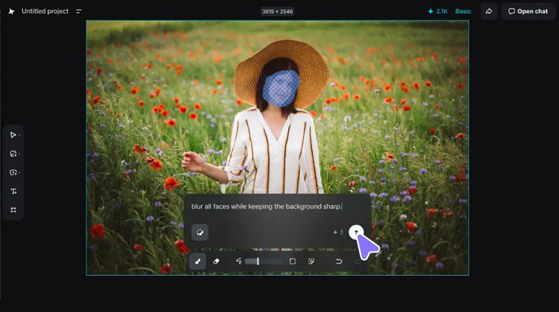 Dreamina App to Blur Face