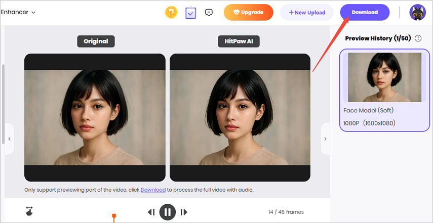 export enhanced video