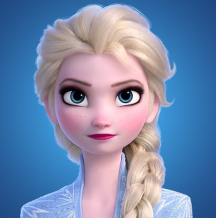 Female Disney Cartoon Character Elsa