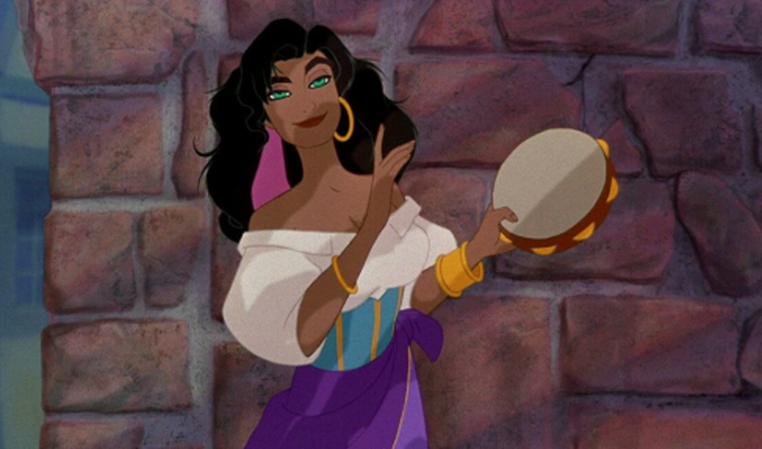 Female Disney Cartoon Character Esmeralda