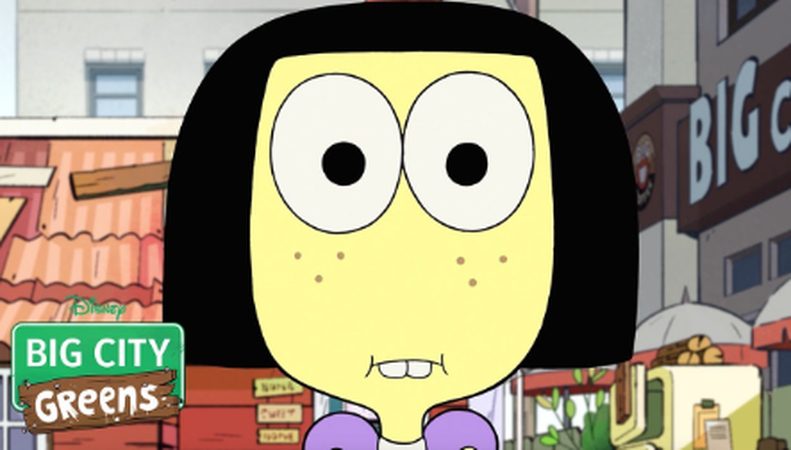 Female Disney Cartoon Character Tilly Green