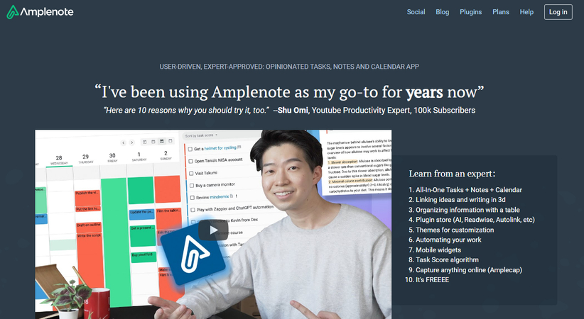 Flomo alternative Amplenote