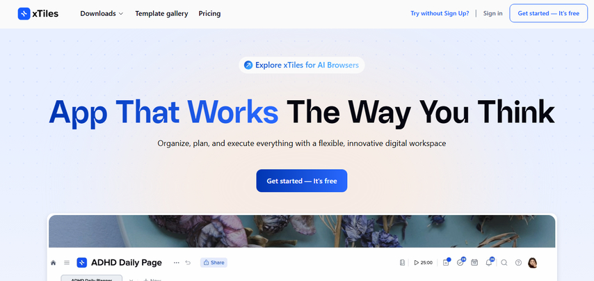 Flomo alternative xTiles