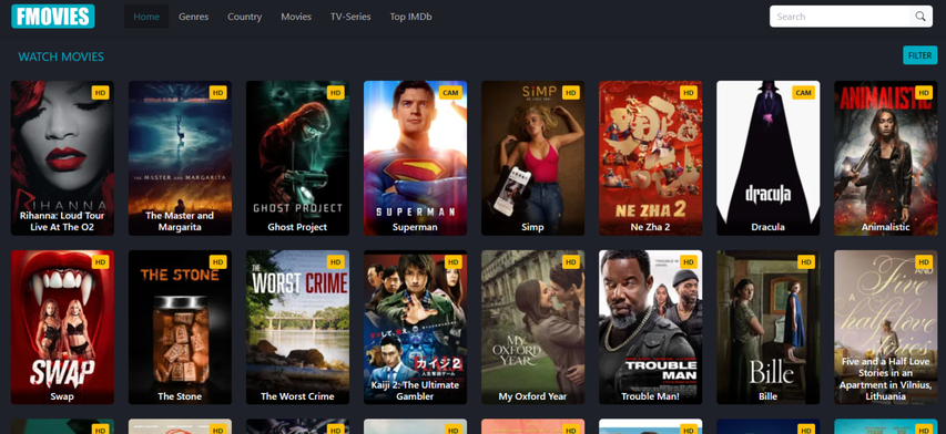 Fmovies movie website
