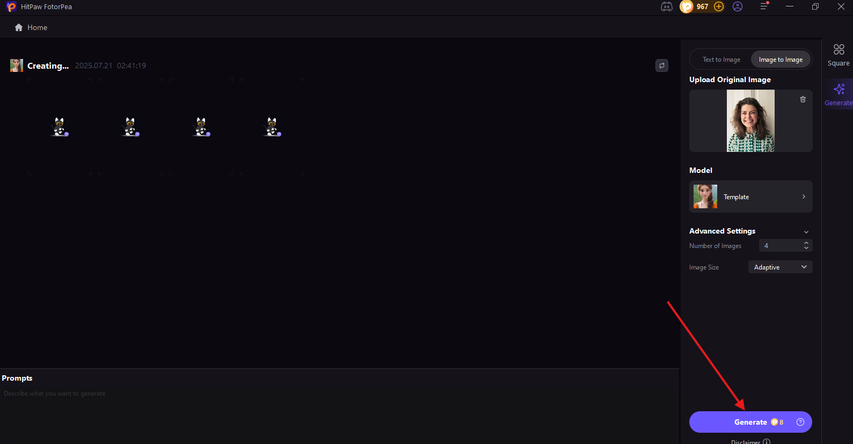 Generating the Discord avatar