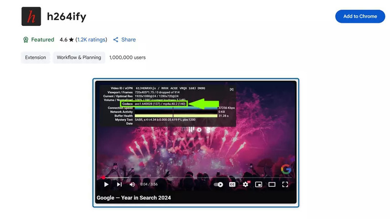 h264ify codec force extension