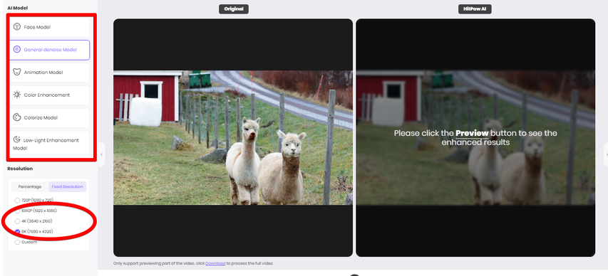 hitpaw-online-video-enhancer-ai-models