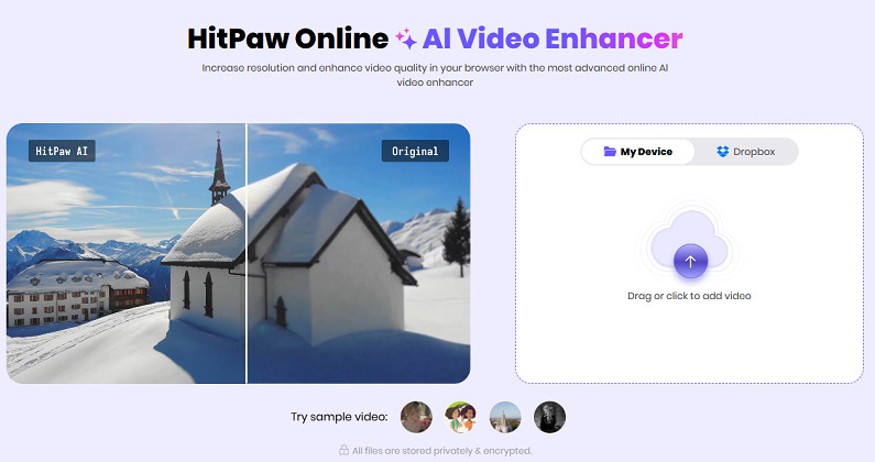HitPaw AI Video Enhancer Online