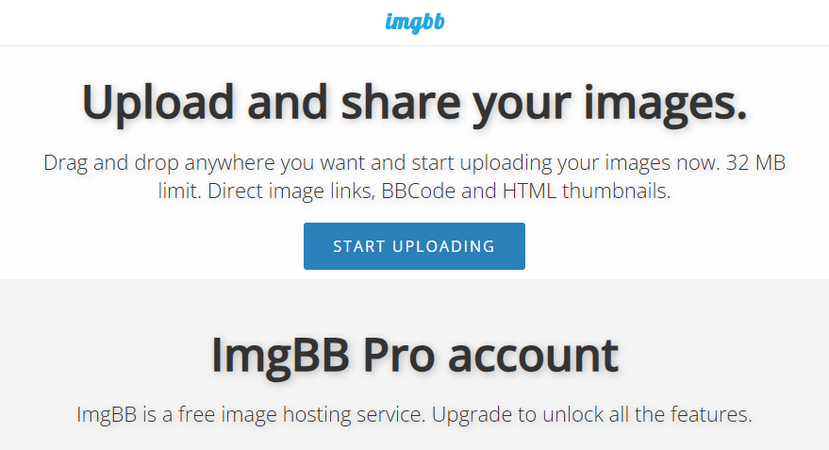 ImgBB Imgur alternative