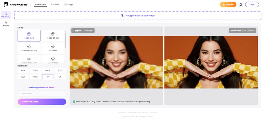 hitpaw-4k-upscaler-option