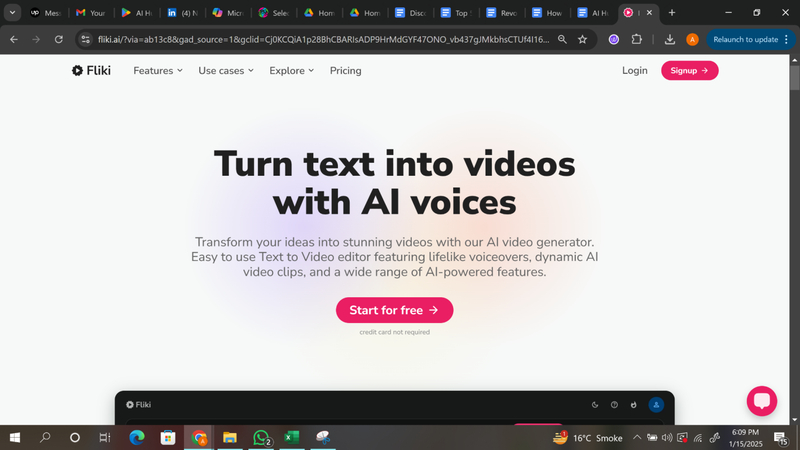 fliki.ai's website