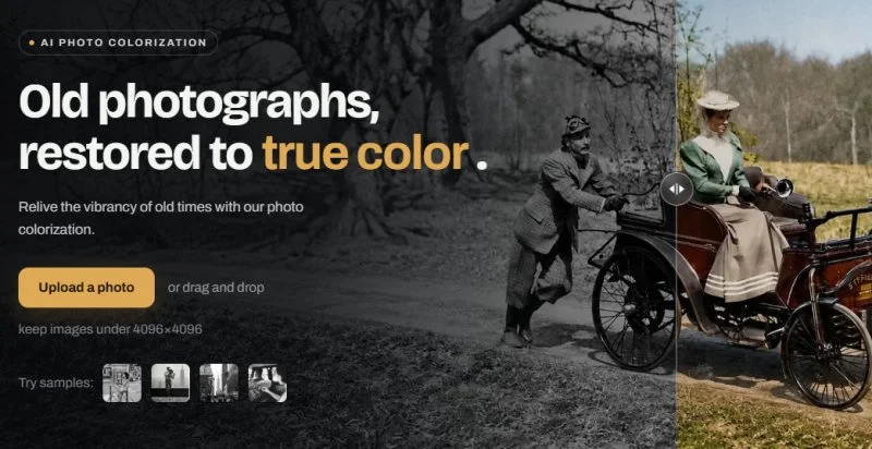kolorize ai video colorization tool