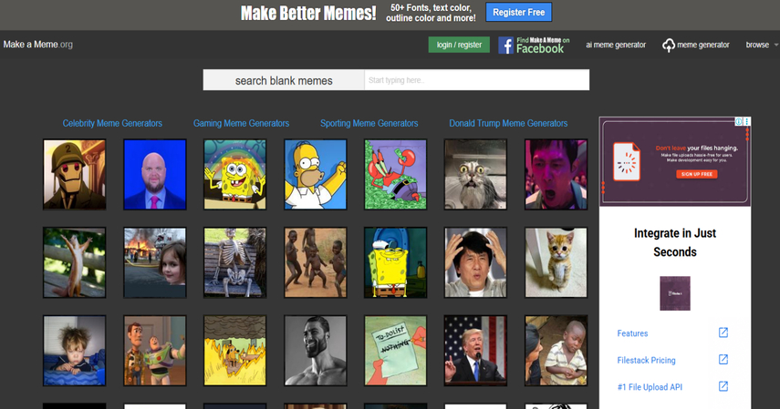 Make a Meme online generator
