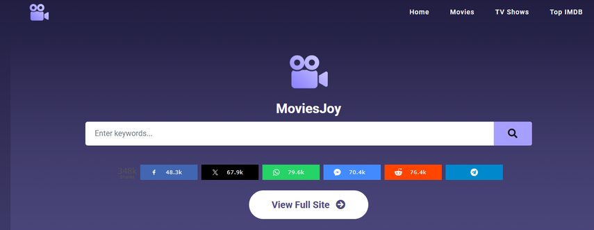 MoviesJoy movie website