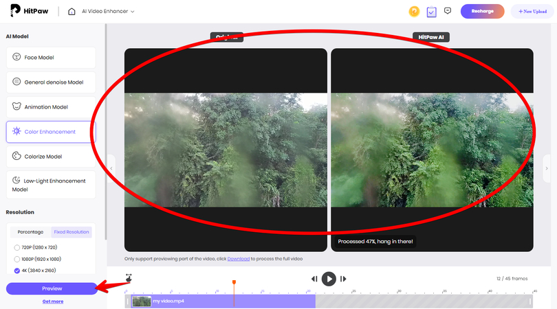 previewing-edited-video-hitpaw-online-ai-video-enhancer