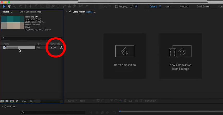project-panel-adobe-after-effects