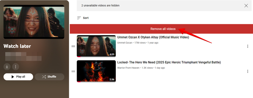 removing-all-watch-later-videos-from-youtube-on-pc