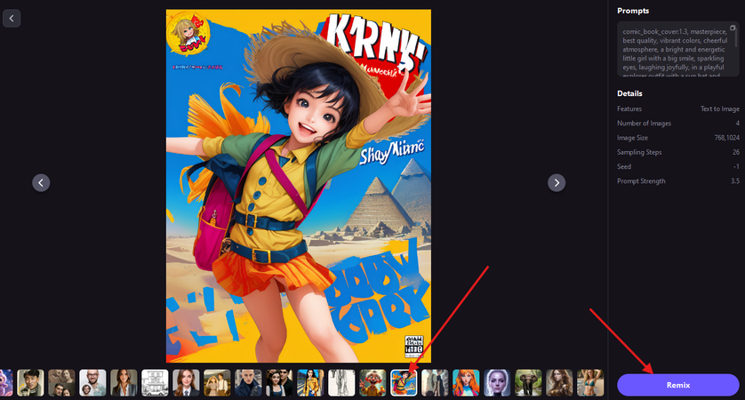 Selecting a template for the Discord avatar