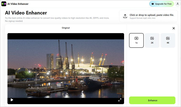 upload video file to x-design
