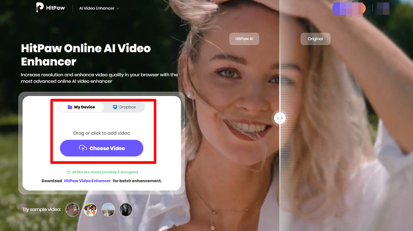 uploading-video-hitpaw-online-ai-video-enhancer