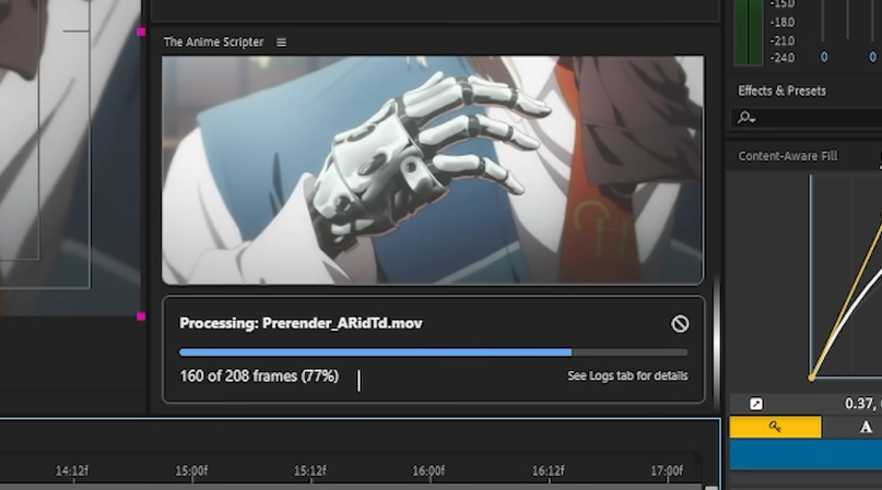 Using Anime Scripter for frame interpolation