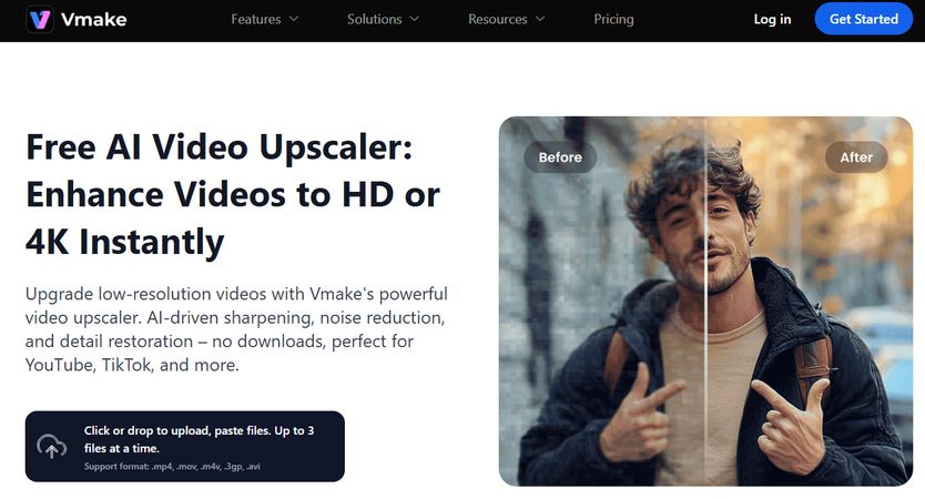 Vmake AI Video Upscaler