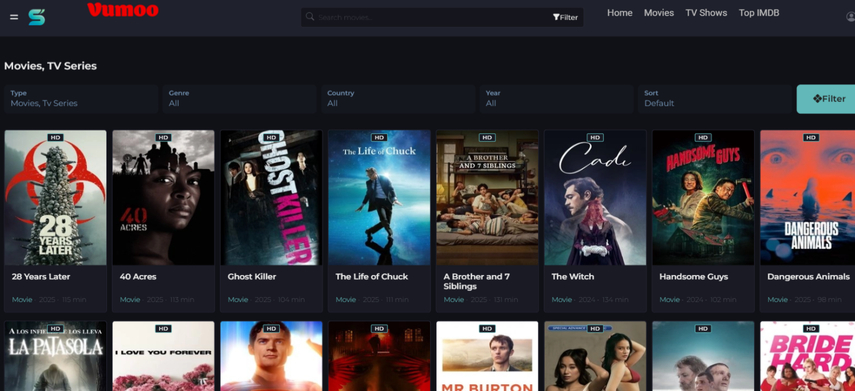 Vumoo movie website