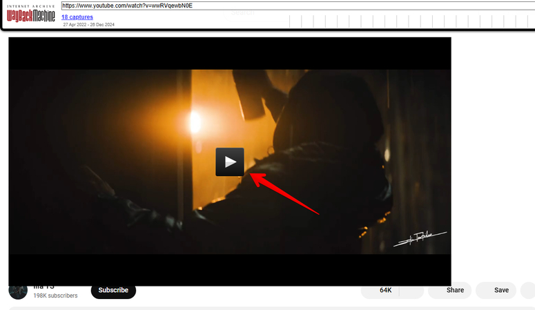 watching-deleted-youtube-video-on-wayback-machine