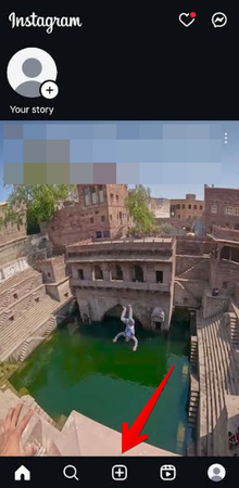 Accessing the Instagram Post section