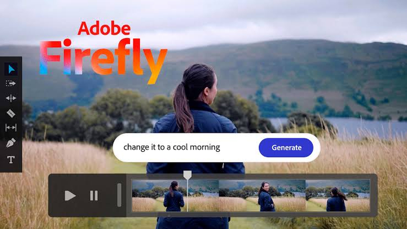 Adobe Firefly AI video generator as a professional Dezgo alternative