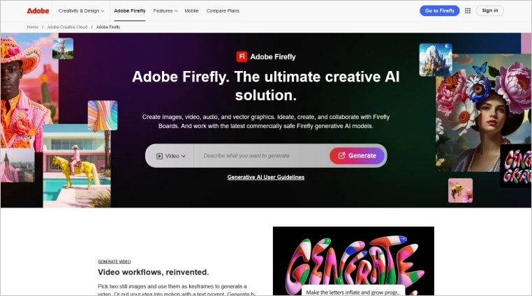 adobe firefly ai video generator