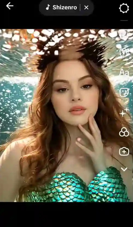 ai mermaid filter creates video automatically