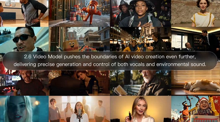 application of kling video 2.6