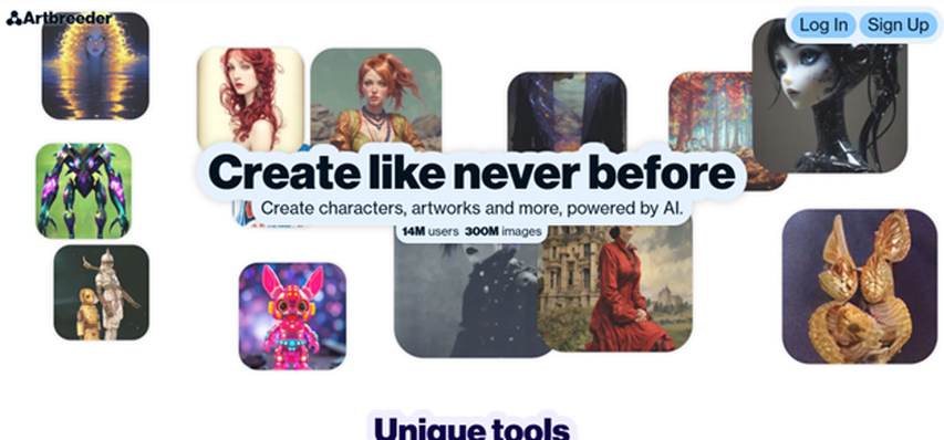 mix faces with artbreeder